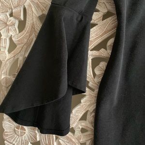 Bell Sleeve Black Dress